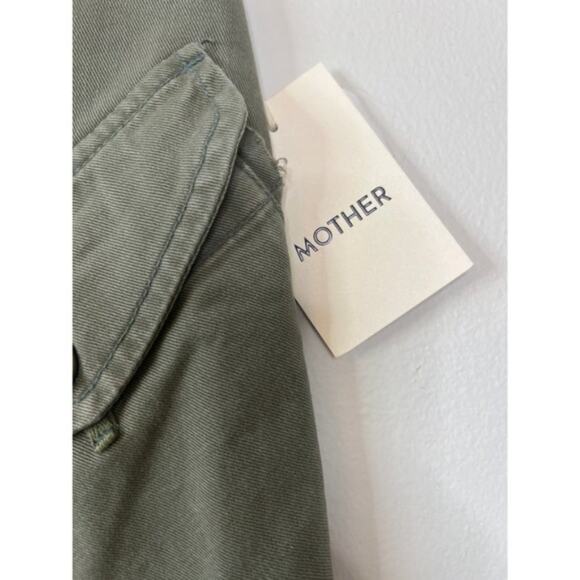 NWT Mother The G.I. Jane Frayed Cargo On The Double Green Mini Skirt Size: 25 - Picture 4 of 8